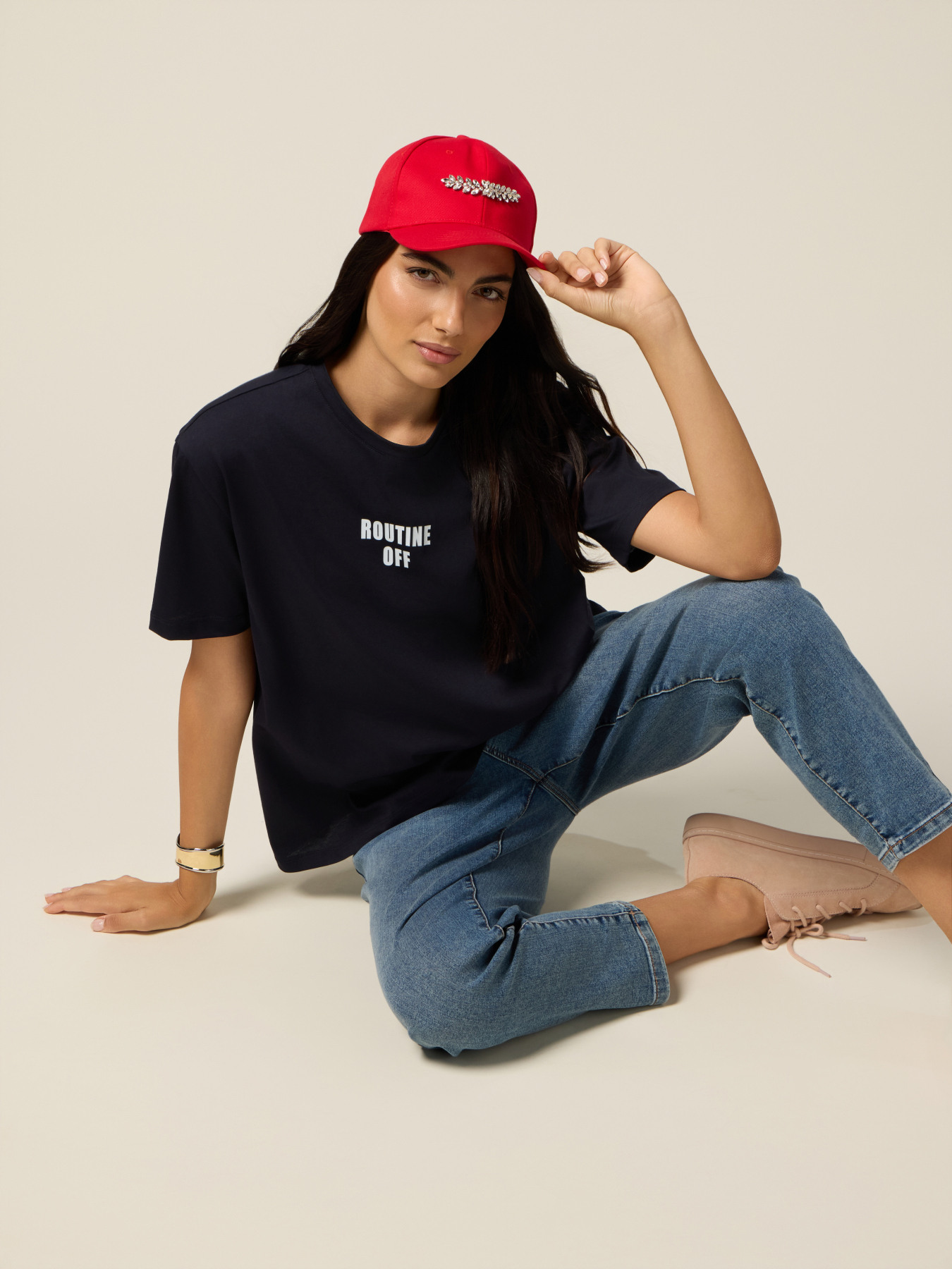 T-shirt avec casquette assortie image number 0