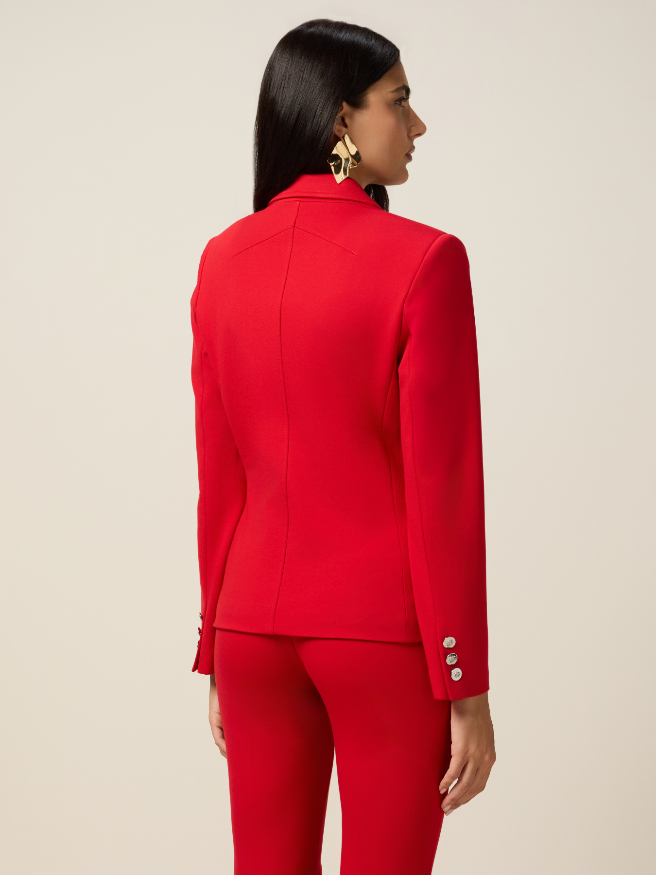Blazer doppiopetto in punto milano image number 1