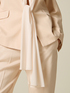 Chaqueta con inserto de georgette image number 2