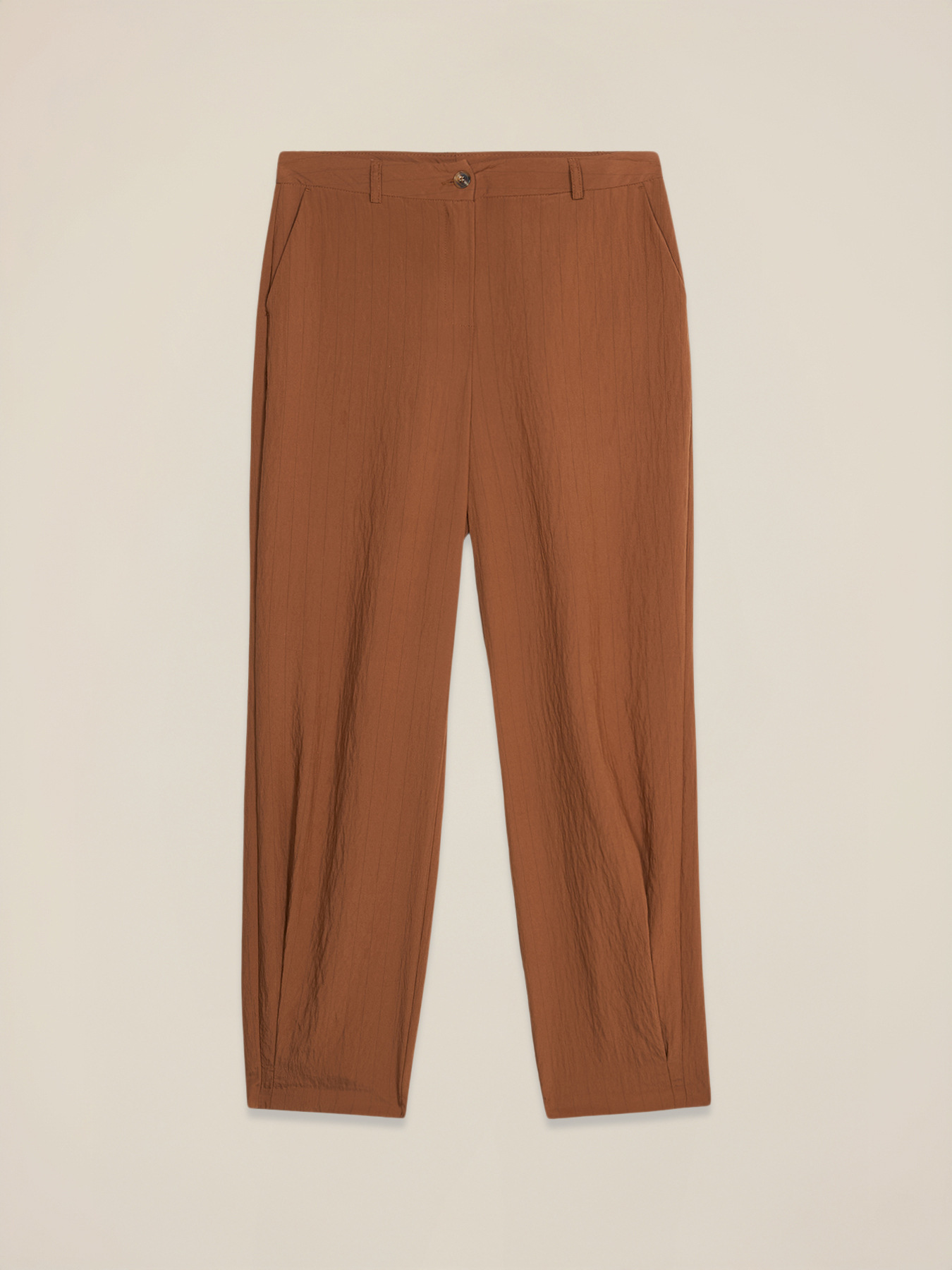 Palazzo pants in fluid fabric image number 4