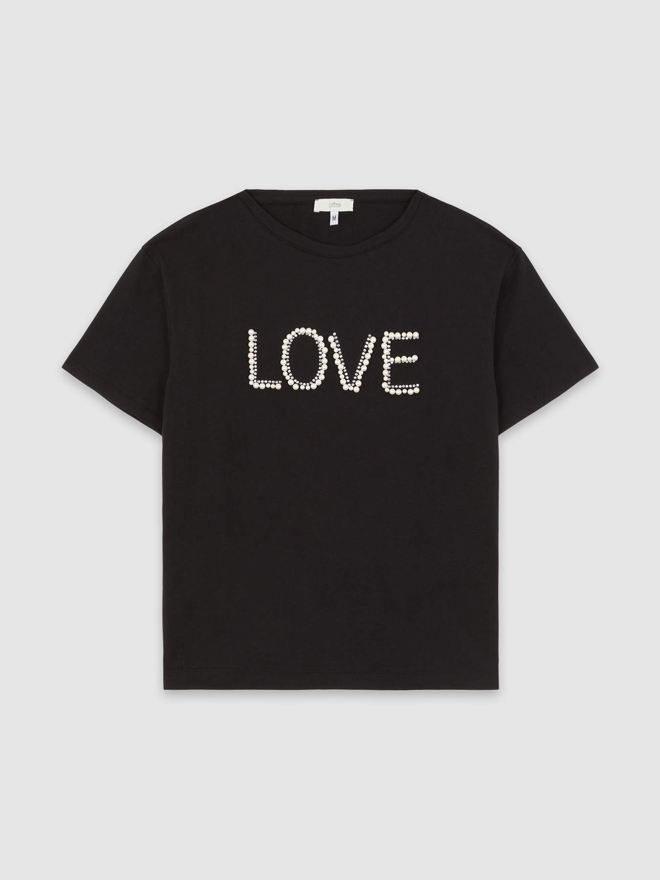 T-Shirt mit Lettering-Stickerei image number 3