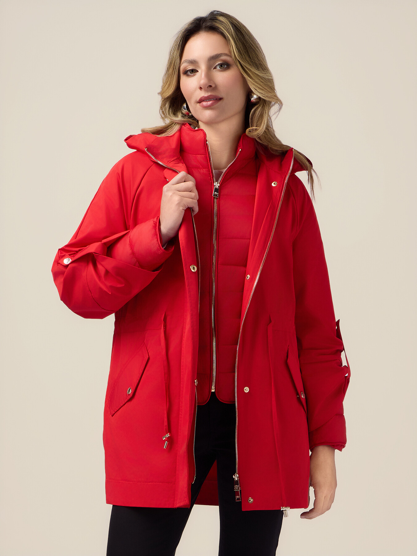 Parka with matching down jacket image number 0