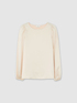 Blusa bimaterica maniche lunghe image number 3