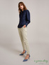 Green cotton-blend Madrid chinos image number 0