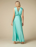 Vestido largo de enver satin image number 2