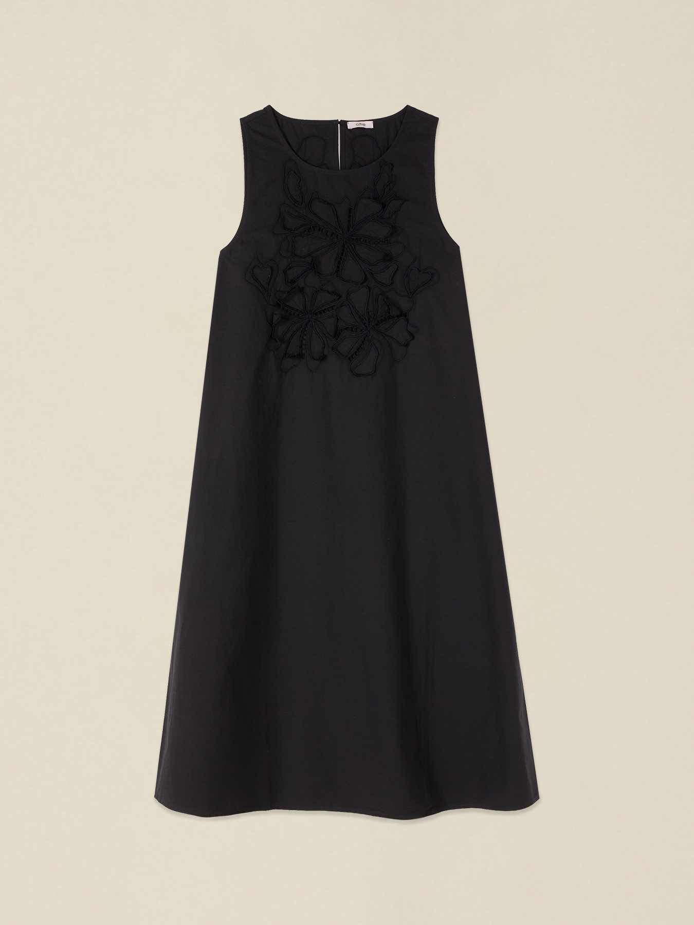 A-Linien-Kleid mit floralen Applikationen image number 3