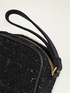 Quadratische Pochette aus Tweed image number 3