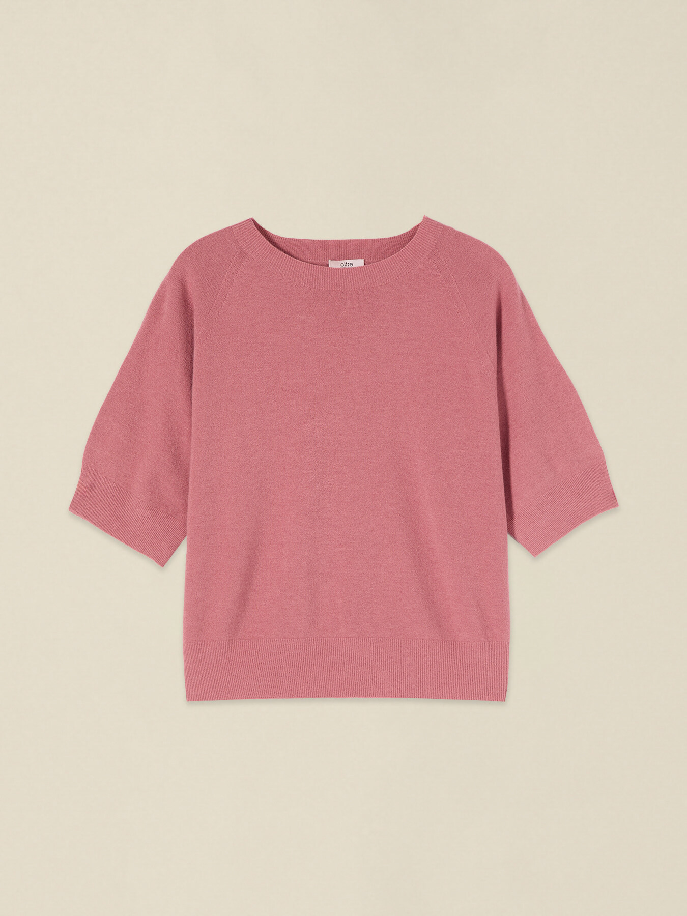 Short-length sweater in viscose blend image number 3