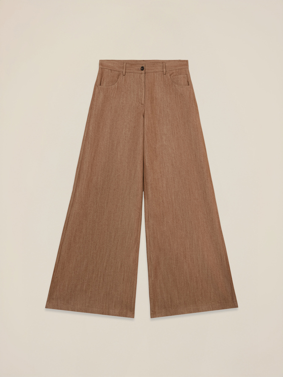 Pantalones palazzo de tencel