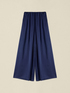 Palazzo pants in viscose satin image number 4