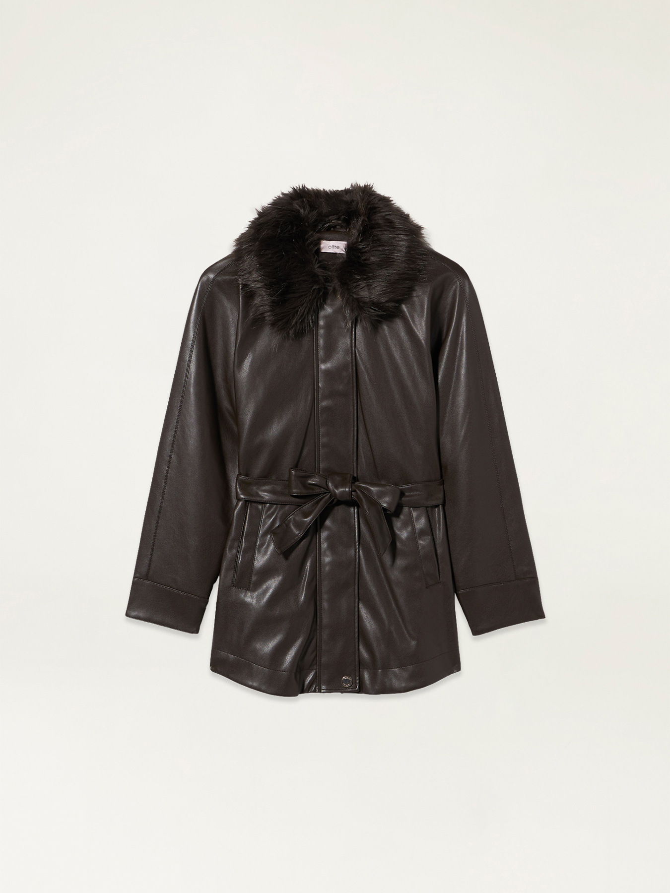 Parka in Leder-Optik image number 4