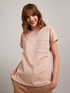 T-shirt with breast pocket and chainlets image number 2