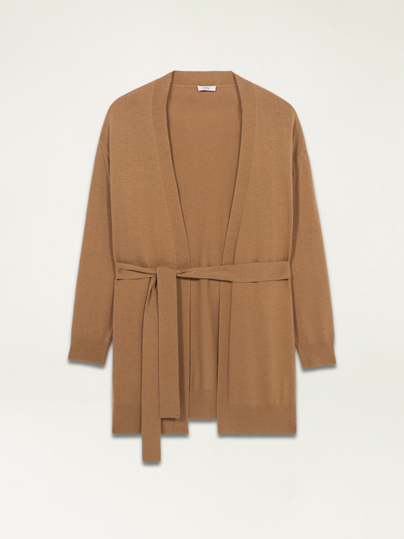 Cardigan lungo misto cashmere image number 4