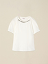 Cotton t-shirt with stone settings image number 3