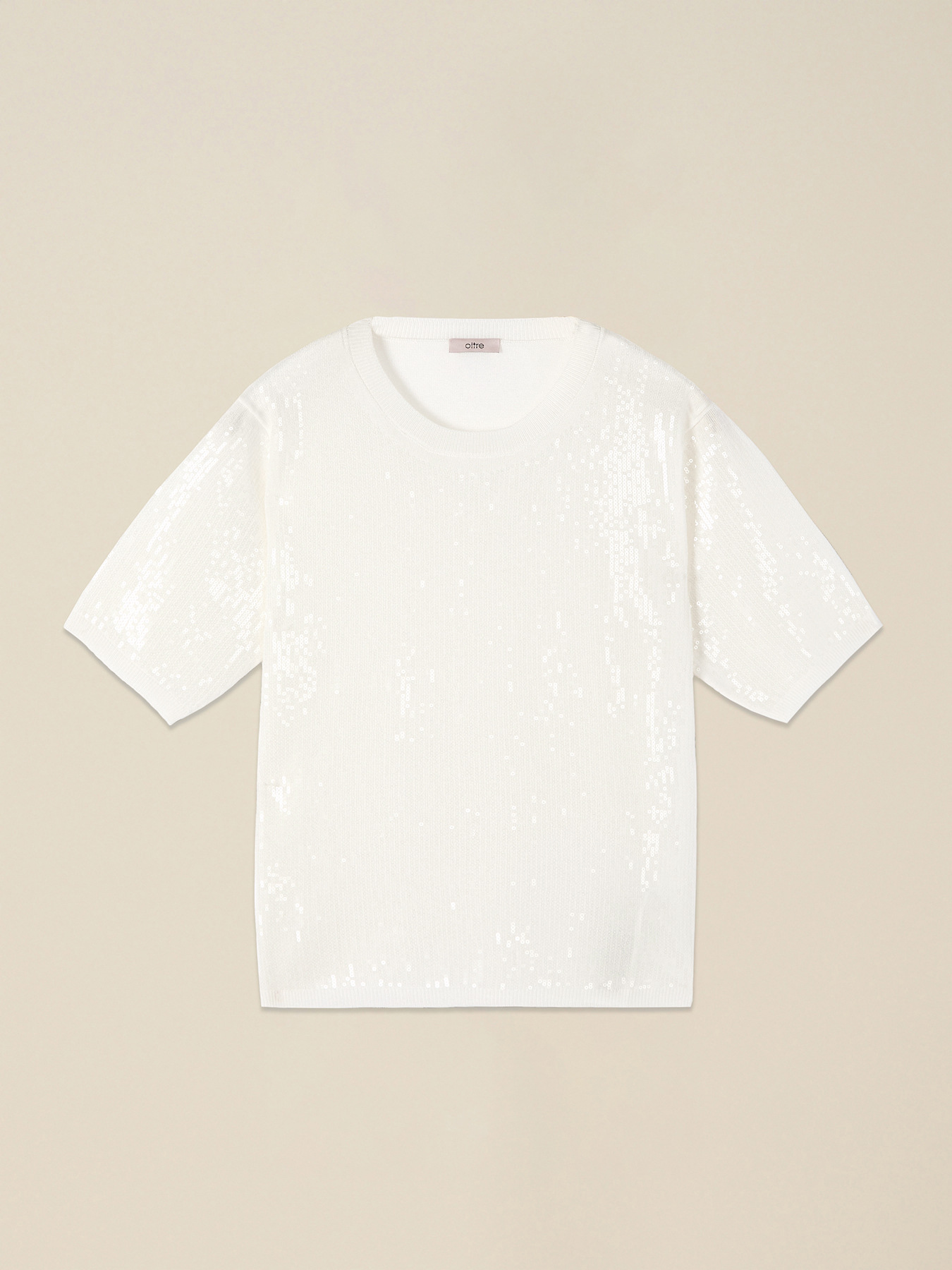 Mixed viscose sweater with sequins image number 3