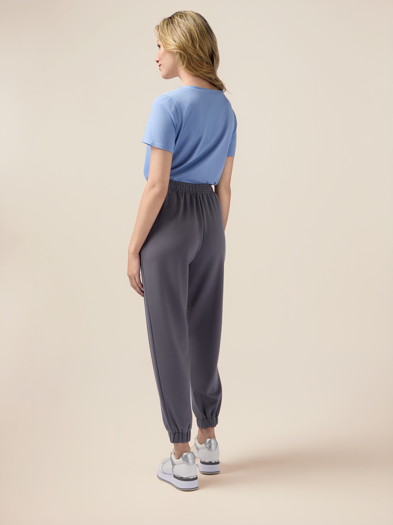 Joggers in jersey soft touch image number 1