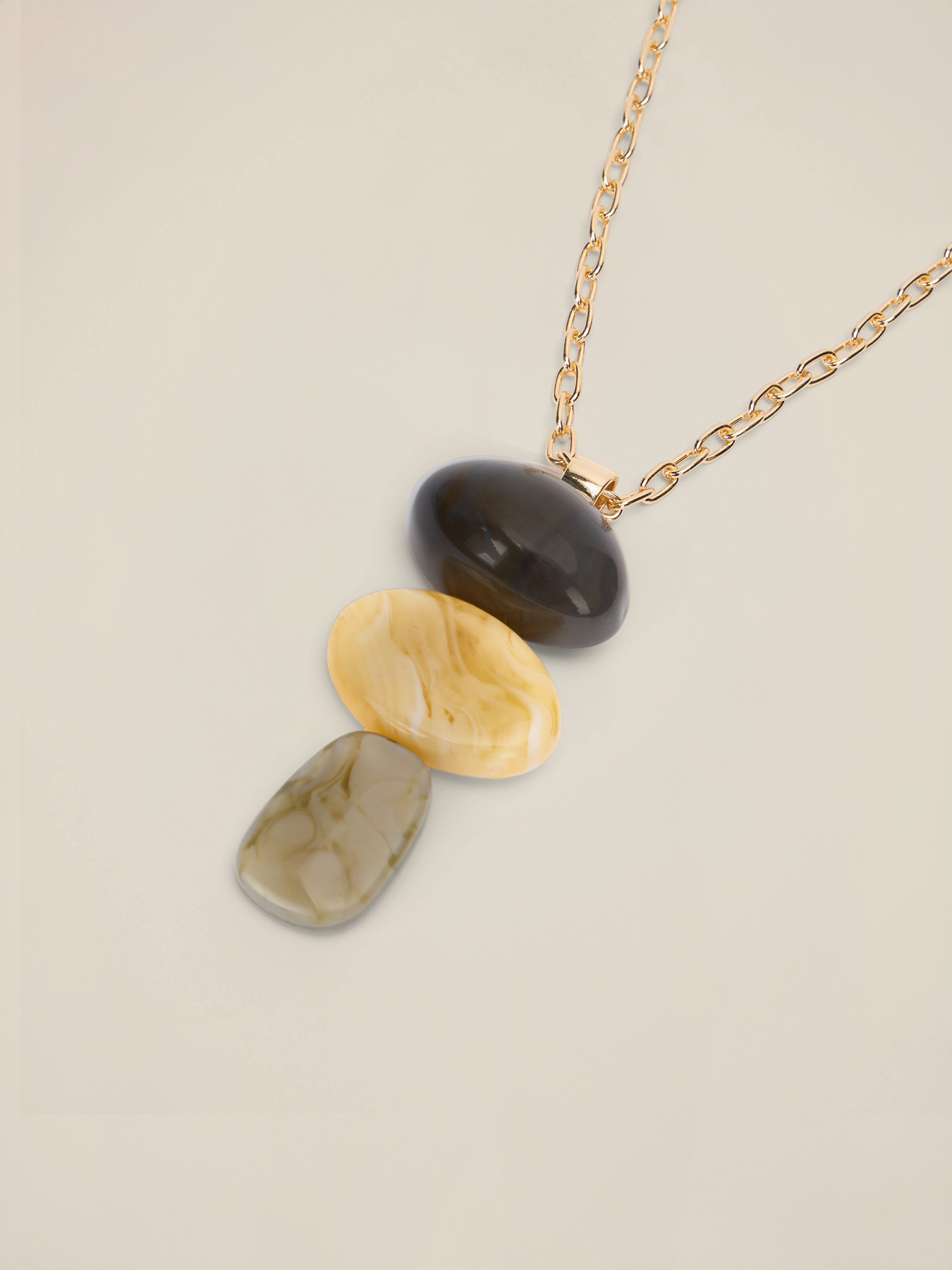 Lange Kette mit Steinen image number 2
