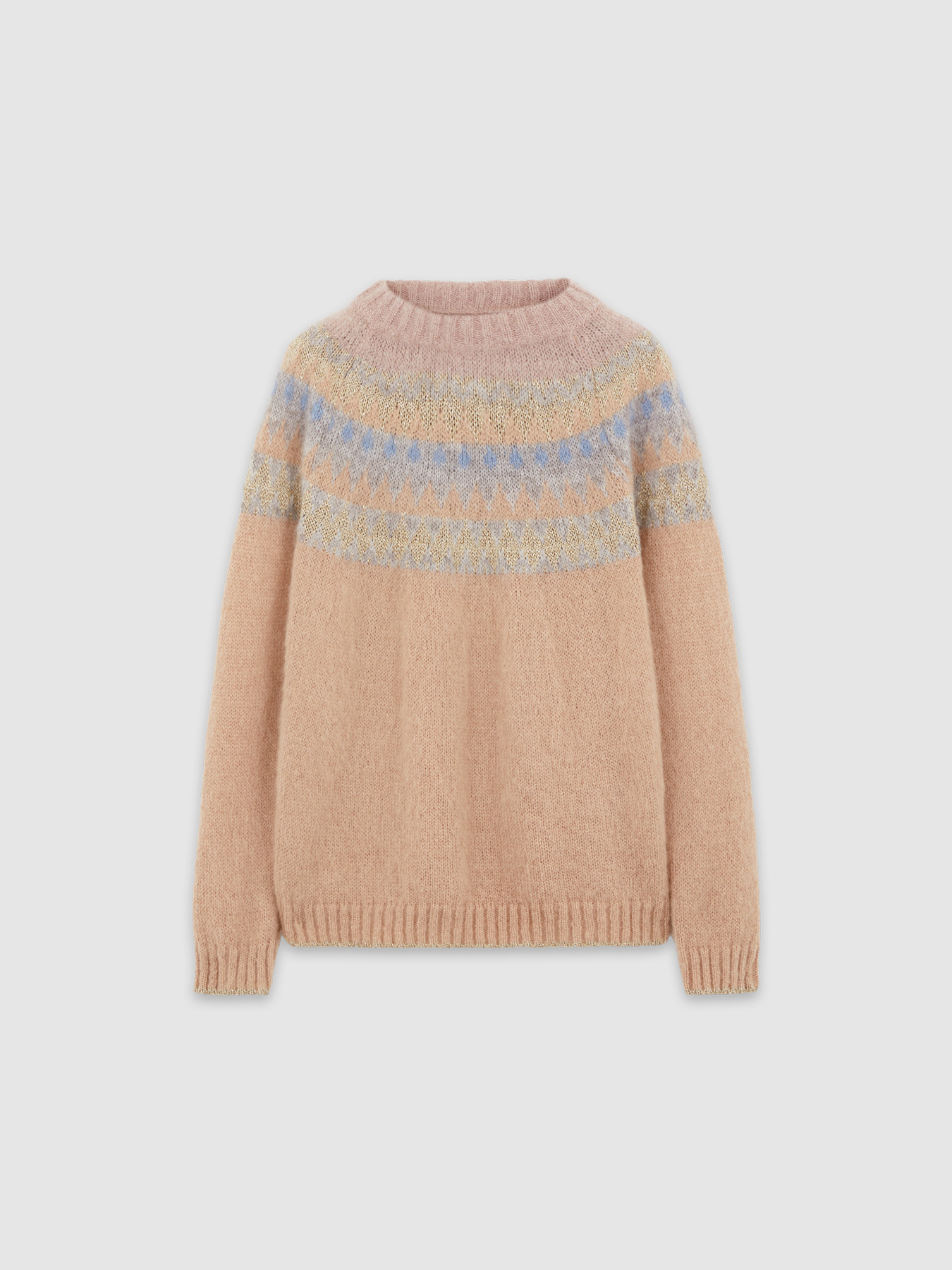 Maglia jacquard misto mohair image number 4