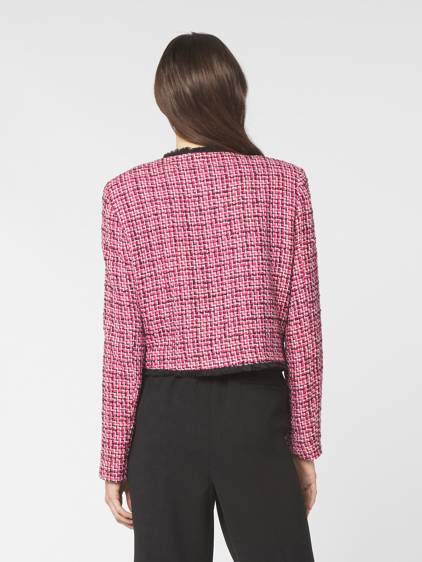 Giacca corta in tweed image number 1