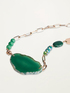 Collana lunga con pietre verdi image number 2
