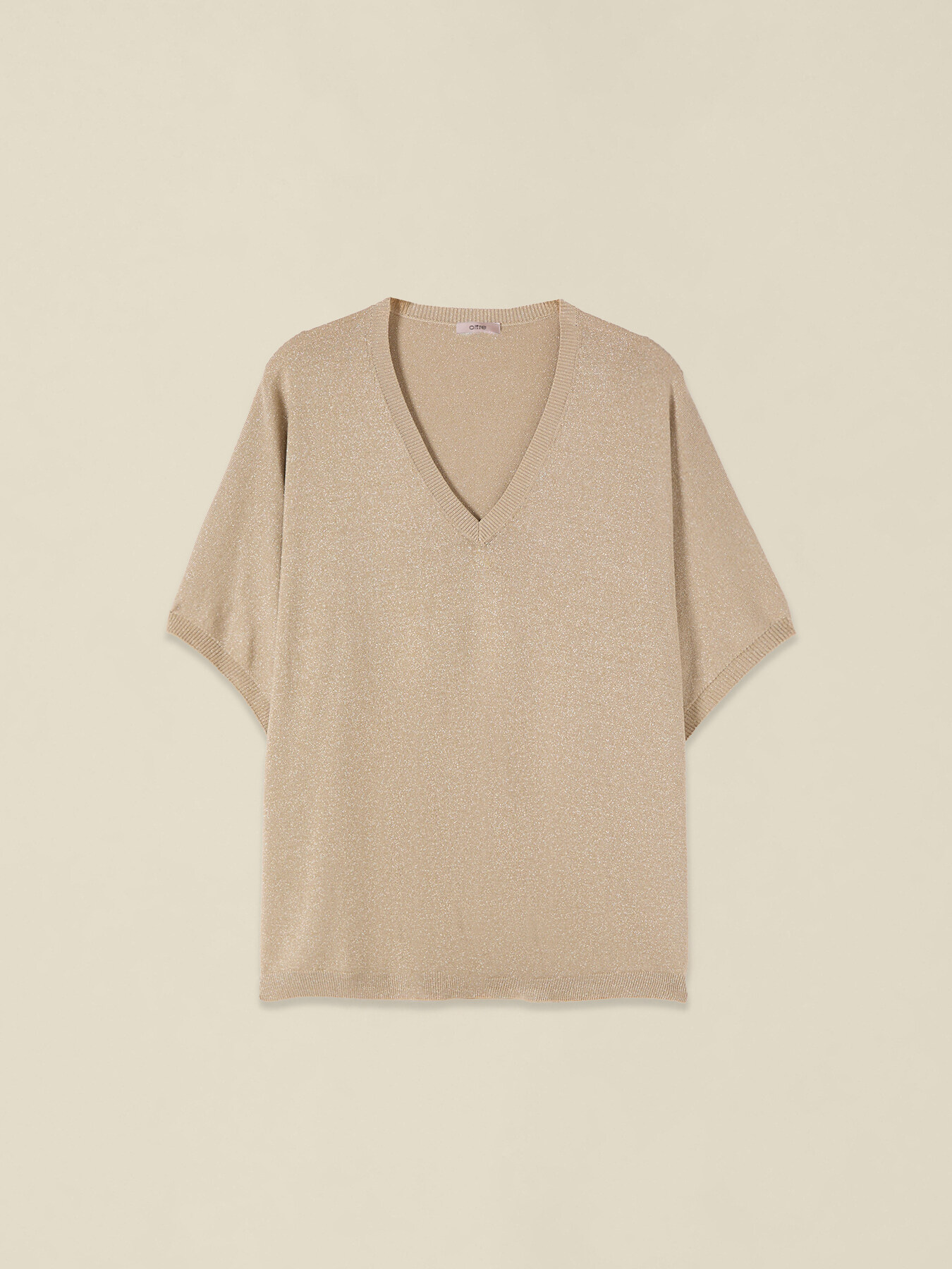 Kimono-Pullover aus Lurex image number 3