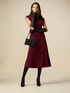 Vestito midi con castoni image number 3