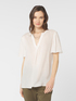 Short-sleeved Cupro blouse image number 0