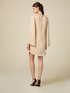 Long-sleeved satin dress image number 1