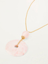 Collana con ciondolo rosa image number 1