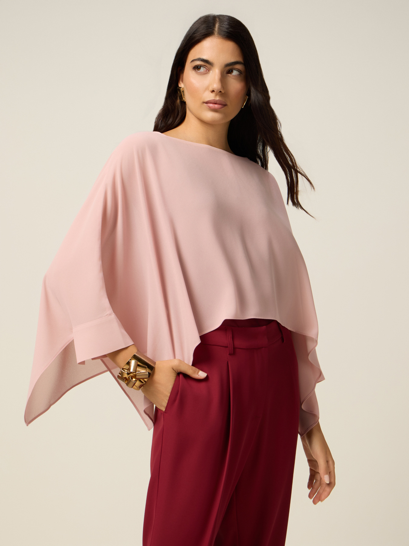 Bolero din georgette image number 0