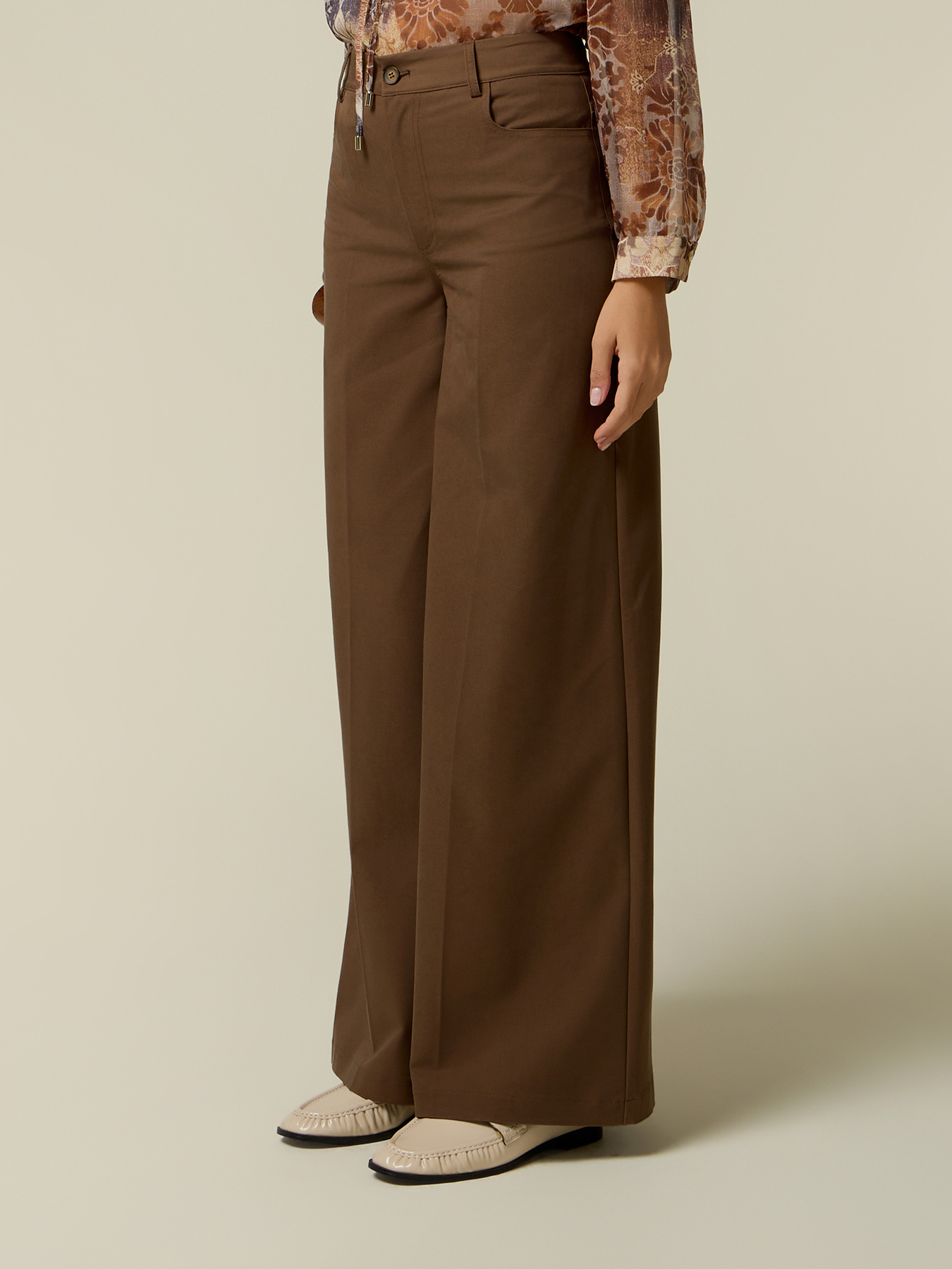 Pantalon large en twill image number 3