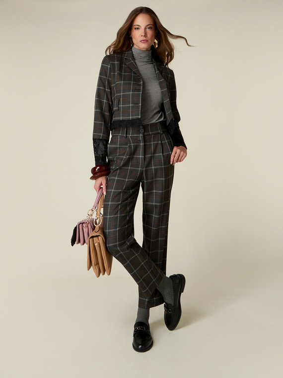 Pantaloni check