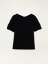 Viskose-T-Shirt mit Kn&ouml;pfen auf dem R&uuml;cken image number 3
