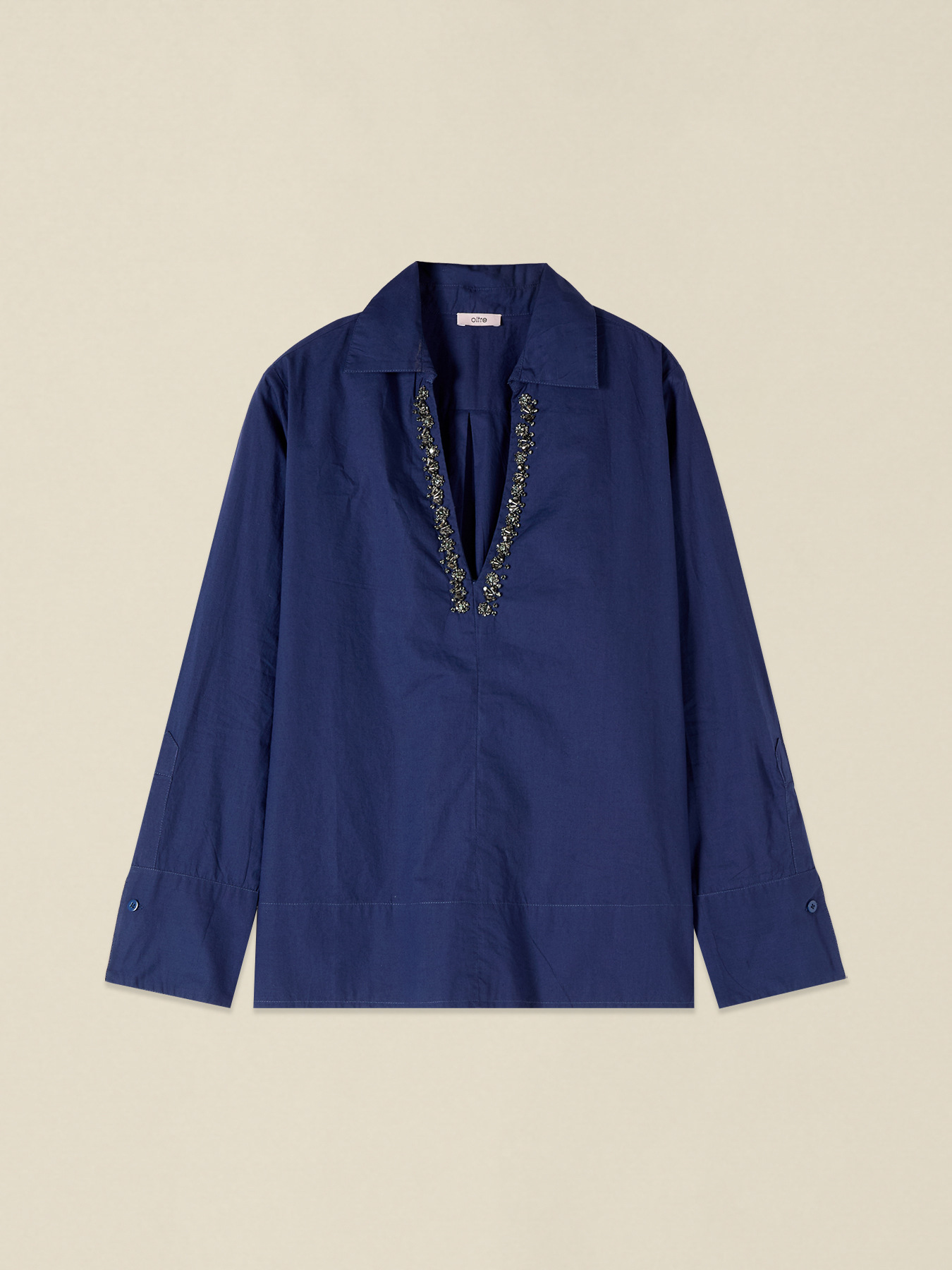 Blouse en coton avec cristaux image number 3