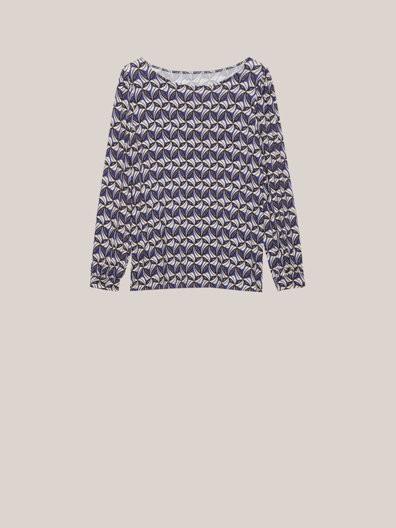 T-shirt maniche lunghe fantasia image number 3