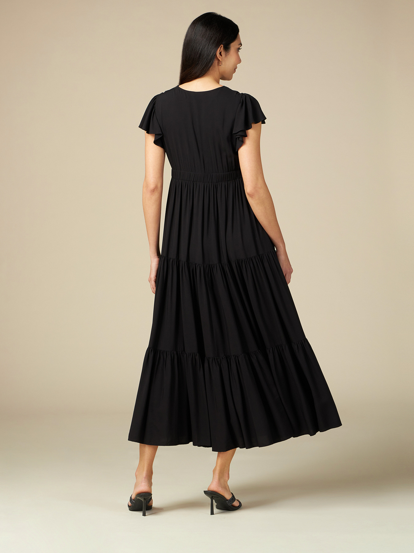 Vestito lungo in viscosa image number 1