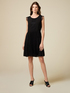 Short dress with lace inserts image number 0