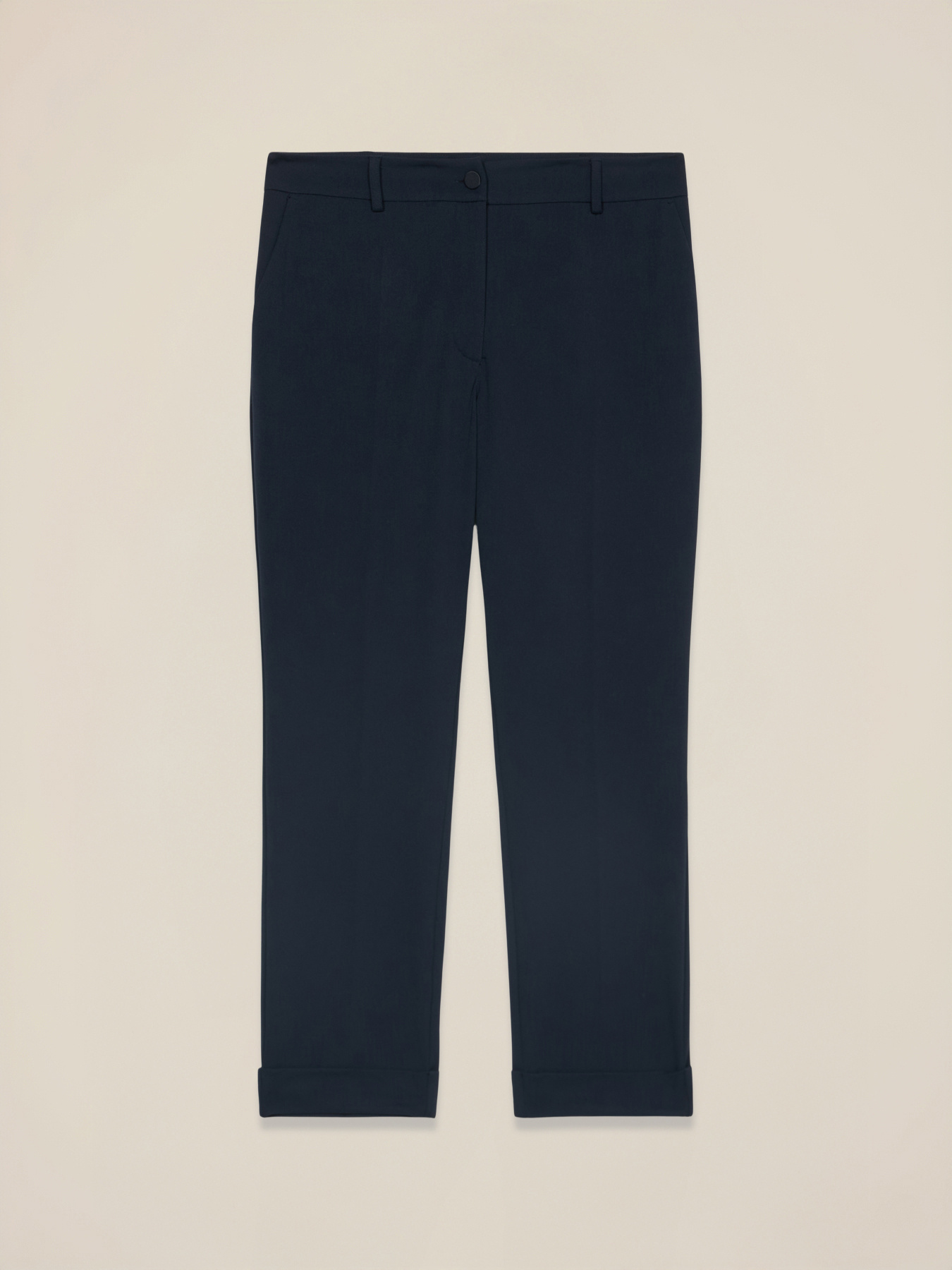 Cropped-Hose aus Cr&ecirc;pe-Stoff image number 4