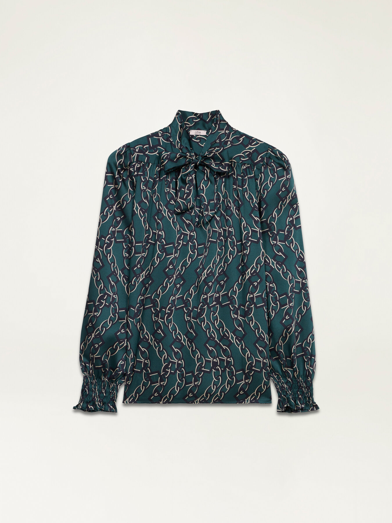 Blusa in raso fantasia image number 3