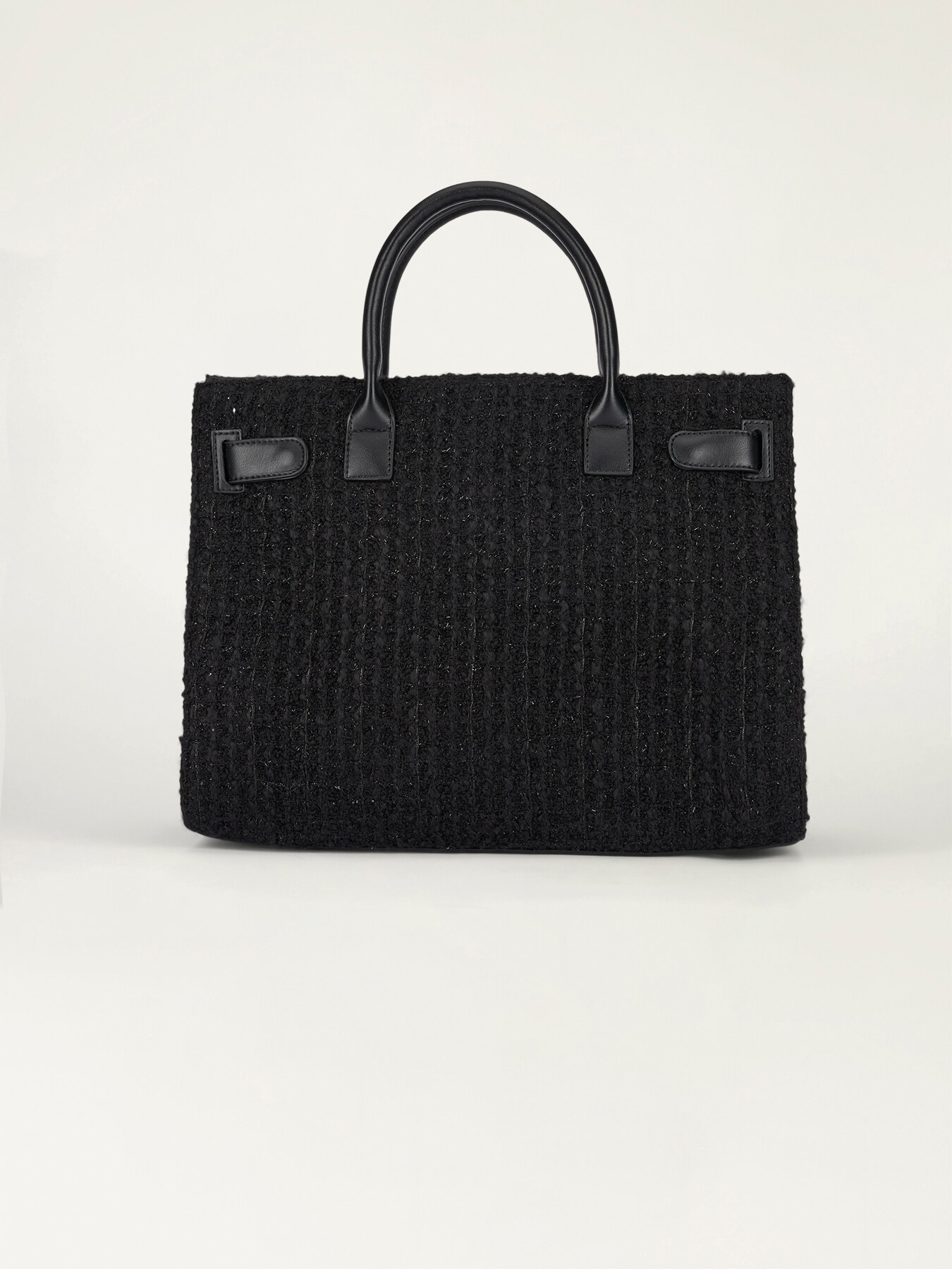 Tweed oversized tote bag image number 2