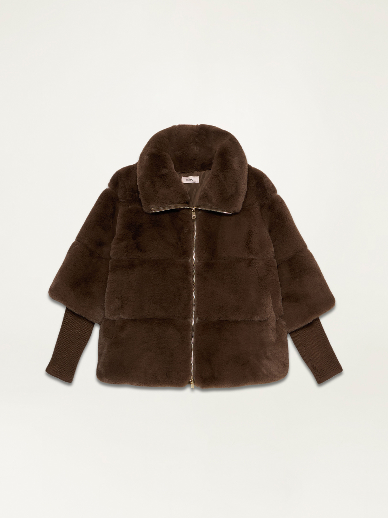 Teddyb&auml;r-Jacke mit Strickb&uuml;ndchen image number 3