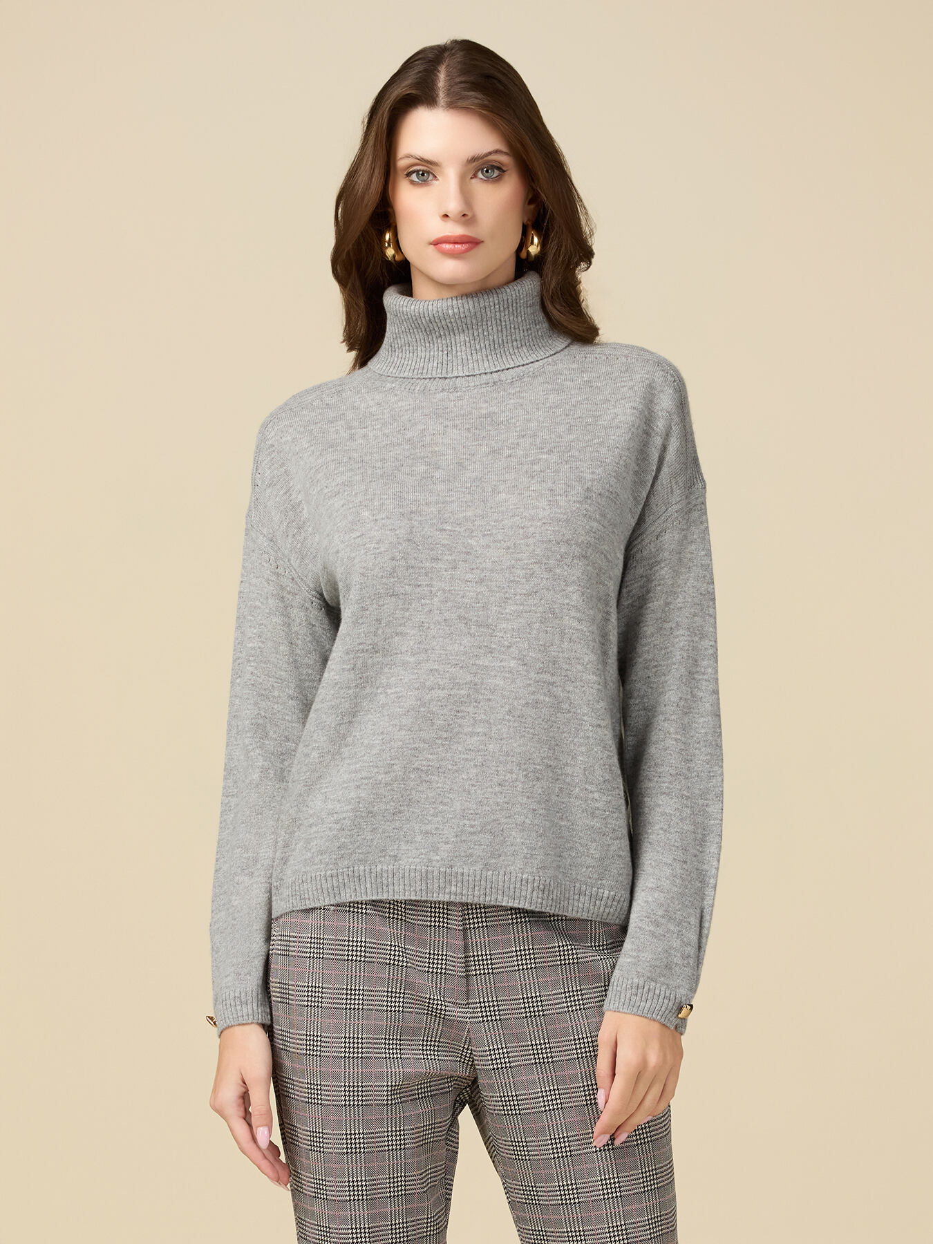 Rollkragenpullover aus Wolle/Kaschmir image number 0