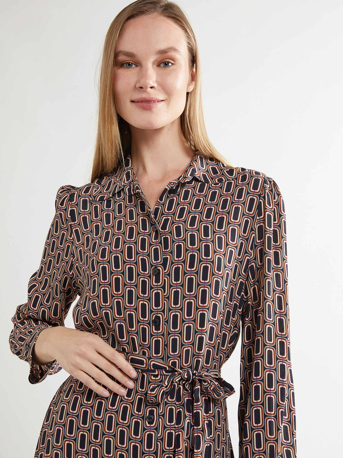 Vestito chemisier fantasia image number 2