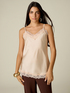 Top de lingerie en satin et dentelle image number 0