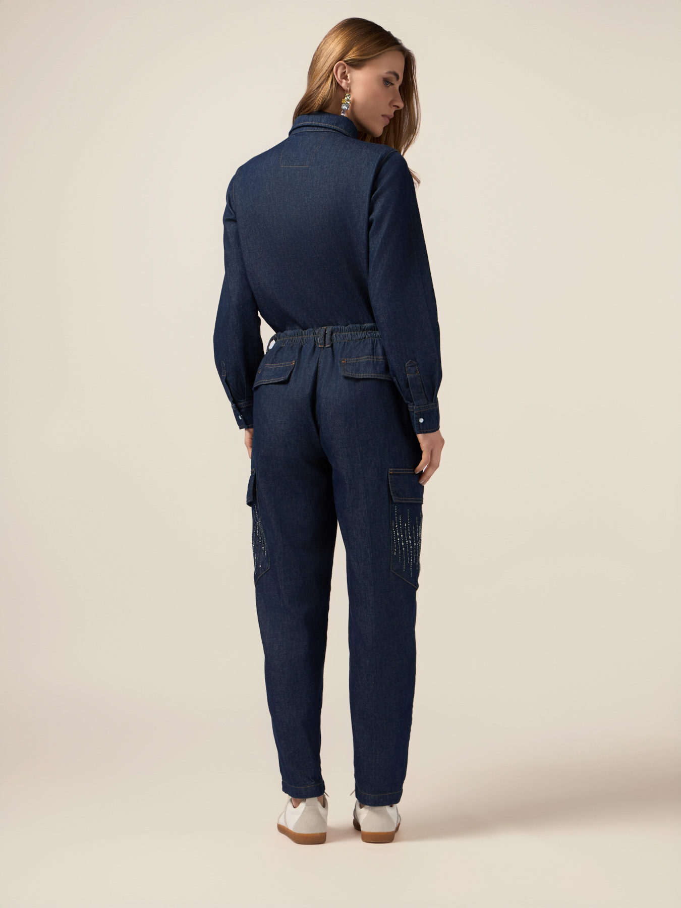 Cargo-Jeans mit Mikrokristallen image number 1