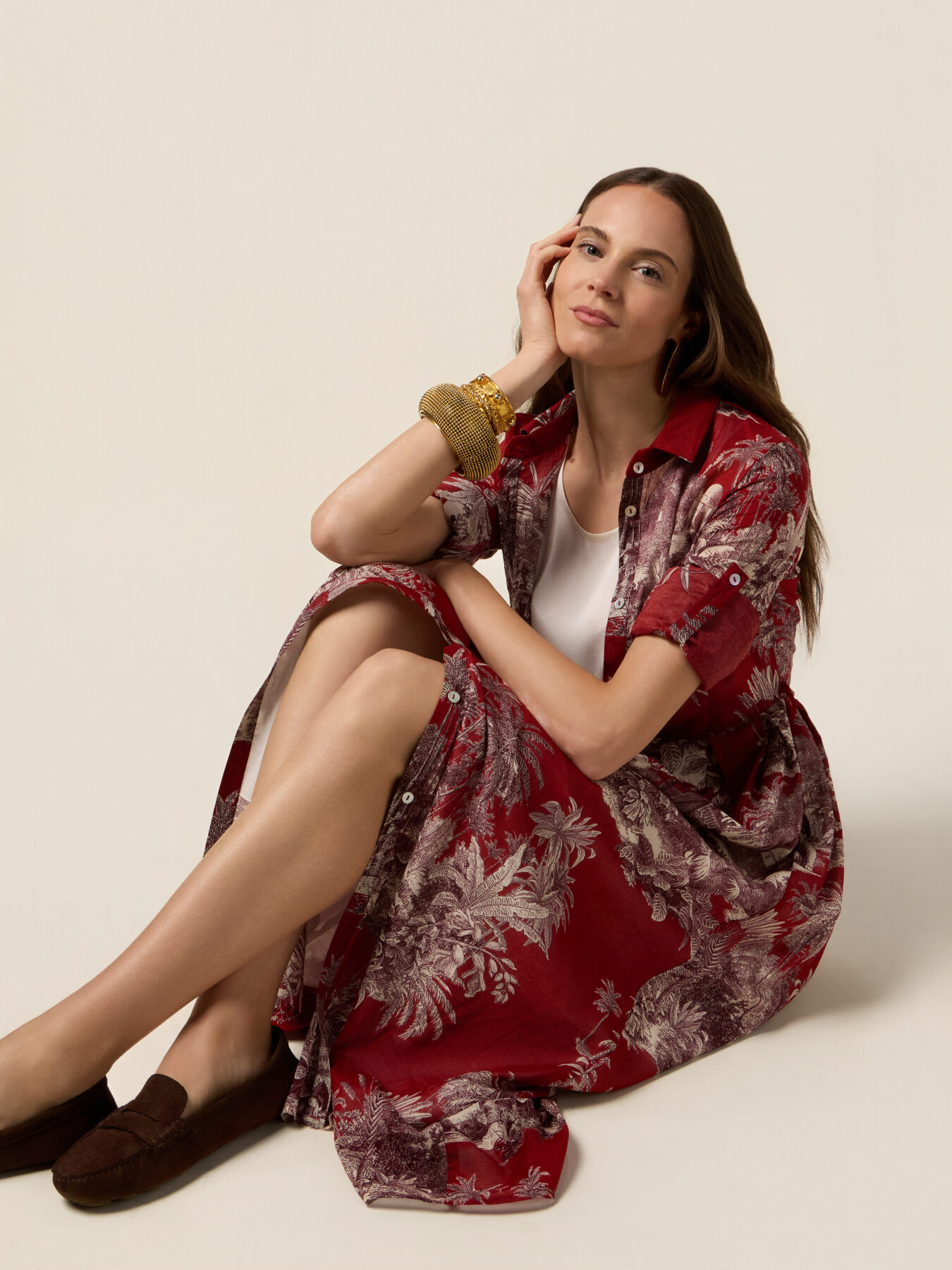 Vestito chemisier fantasia image number 3