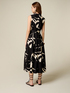 Flare-Kleid aus Popeline mit Muster image number 1