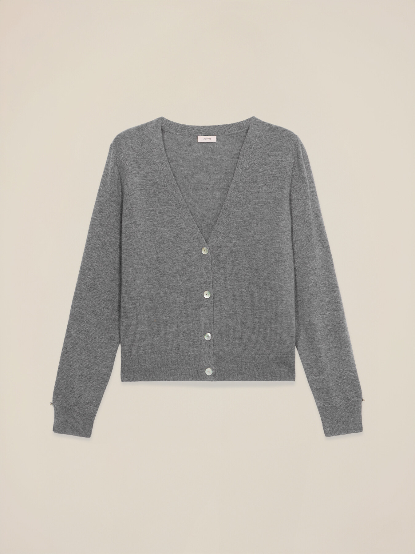 Wool and cashmere cardigan image number 3