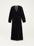 Velvet dress with crystals image number 4
