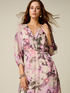 Langes Kleid aus Seiden-Voile-Mix mit Muster image number 2